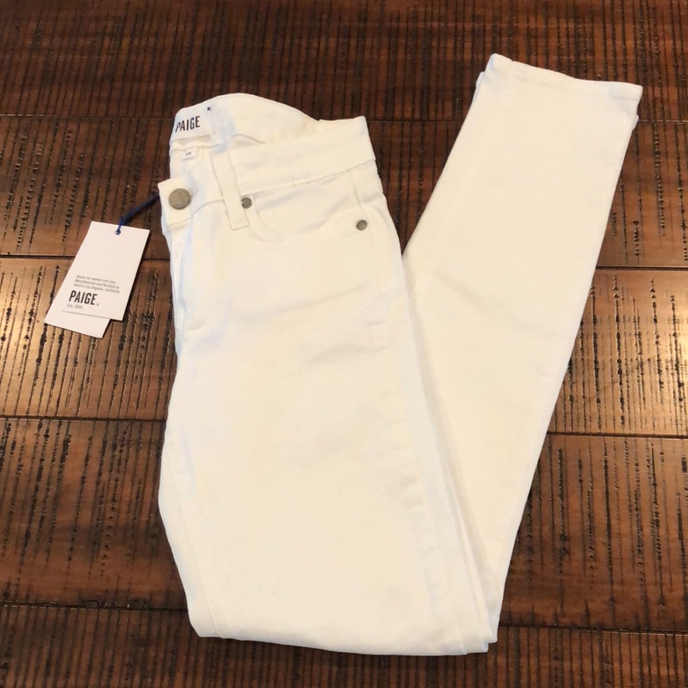 Paige White Ankle Jeans